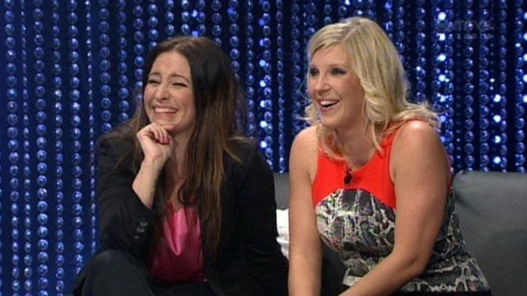 Vappu Pimiä sai selitellä innokkuuttaan miesten vatsoihin vierailleen.