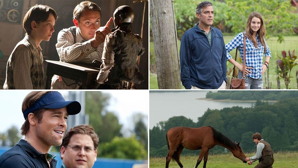 Hugo, The Descendants, Moneyball ja Sotahevonen kahmivat Oscar-ehdokkuuksia.