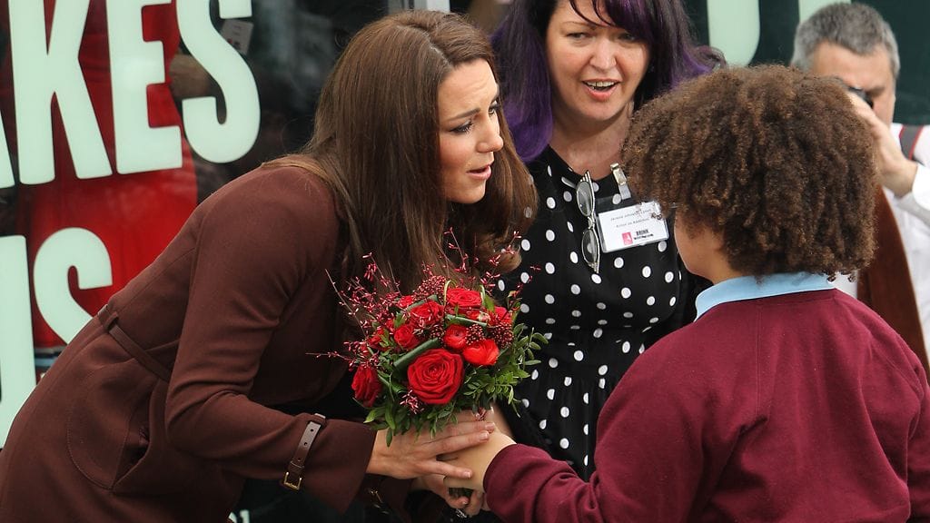 Herttuatar Catherine edusti ystävänpäivänä.