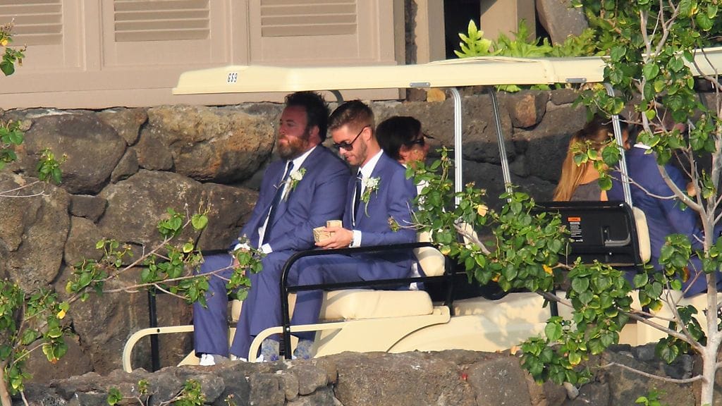 Häitä vietettiin Havaijilla.