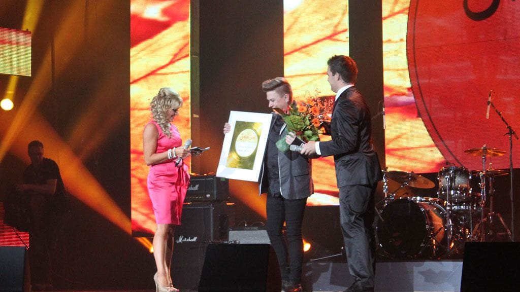 Jesse Kaikuranta sai Syksyn sävel 2012 -palkinnon.