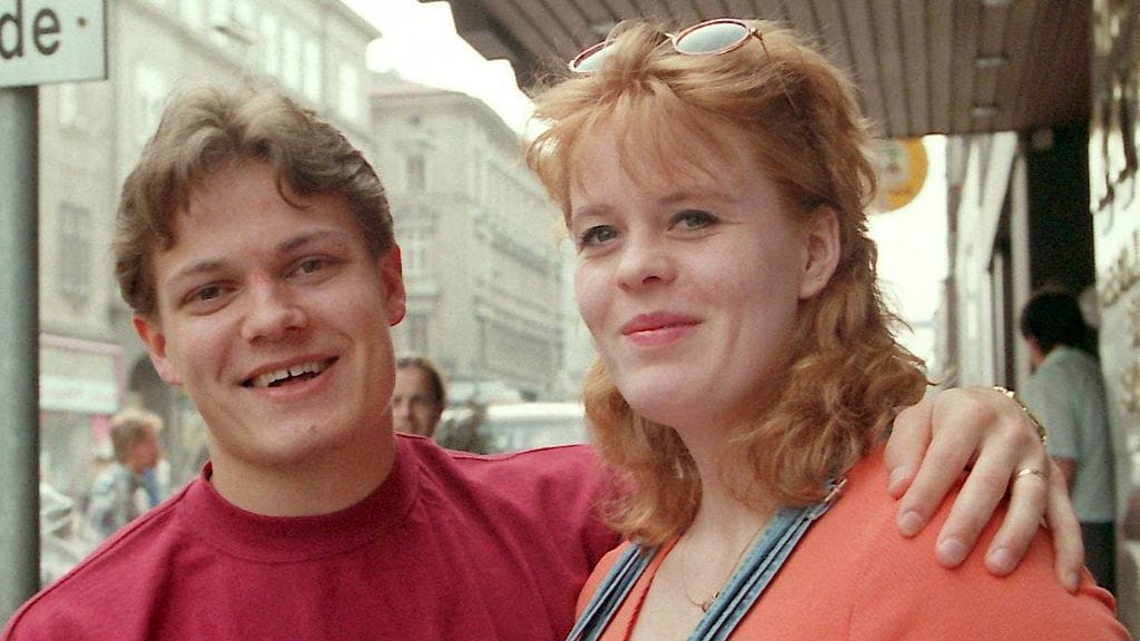 Sami ja Petra Kapanen vuonna 1996.