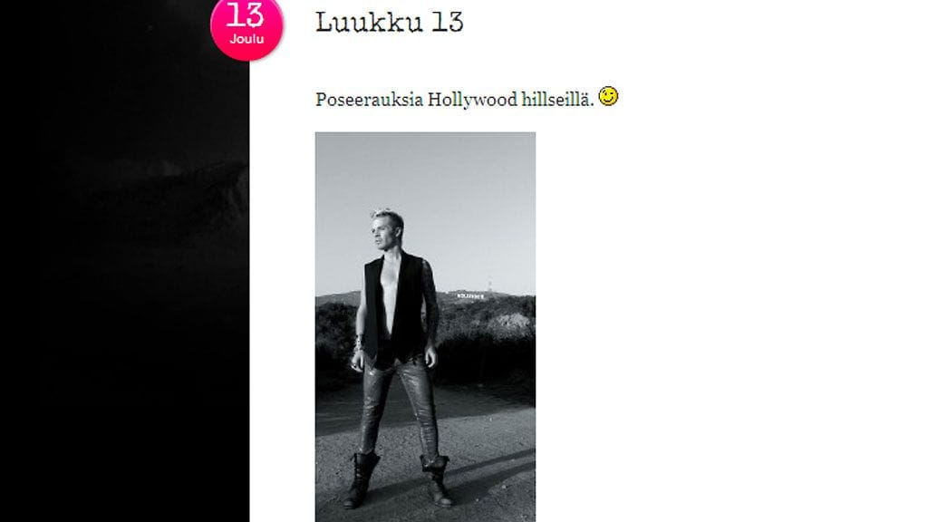 Sauli Koskinen poseeraa upeassa muotikuvassa.