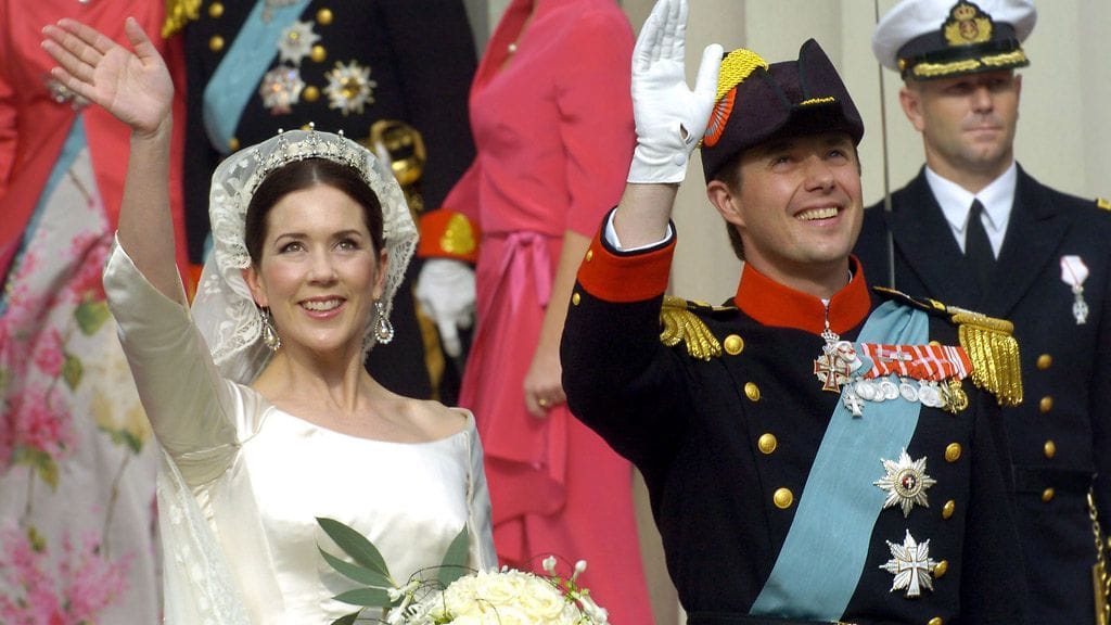 Prinssi Frederik meni naimisiin Maryn kanssa vuonna 2004.