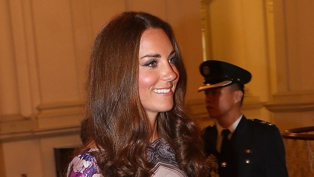 Catherine Singaporen vierailulla.