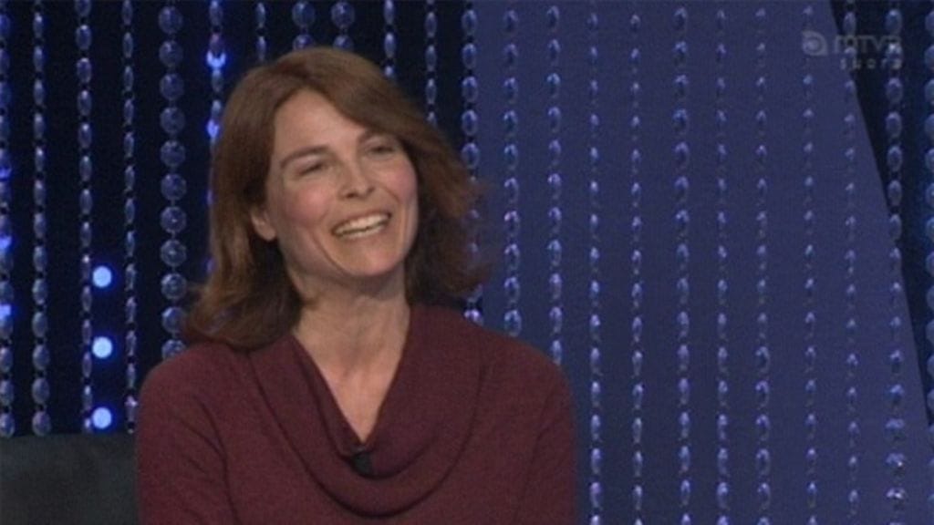 Irina Björklund vieraili Korkojen kera -lähetyksessä 9.3.2012.