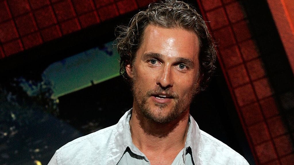 Matthew McConaughey laihtui rajusti.