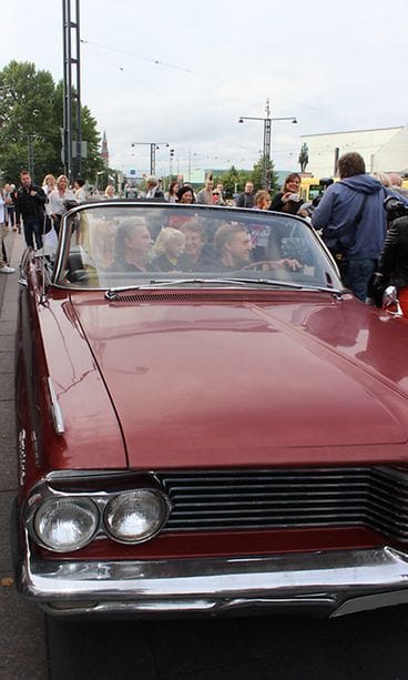 Vesa-Matti Loiri, Samuli Edelmann, Mari Perankoski ja Mika Kaurismäki