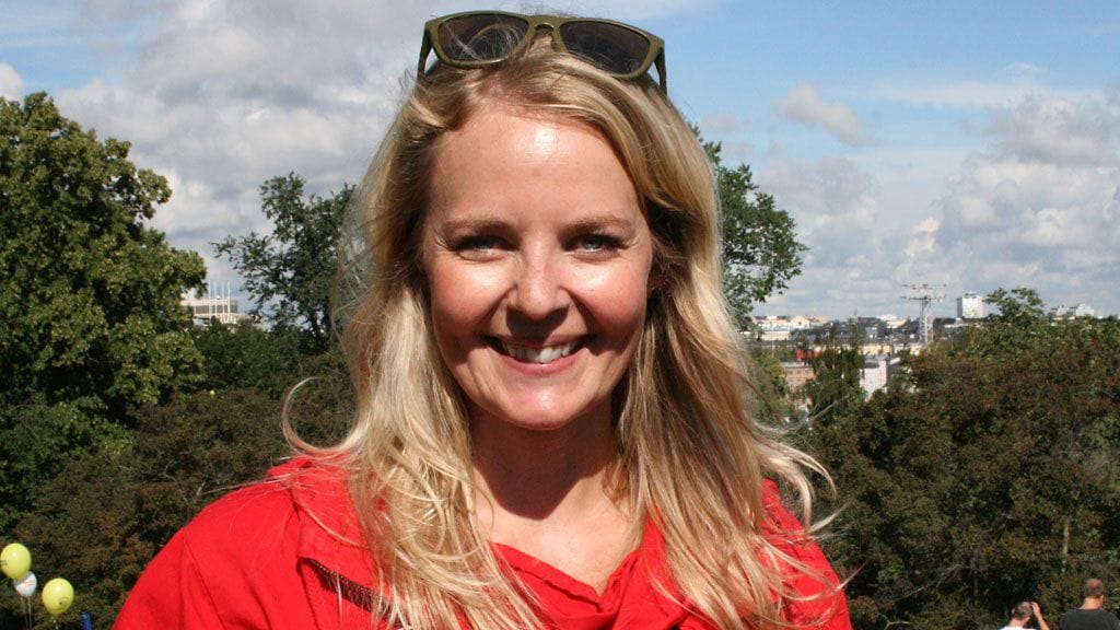Anette Latva-Piikkilä Helsingissä.