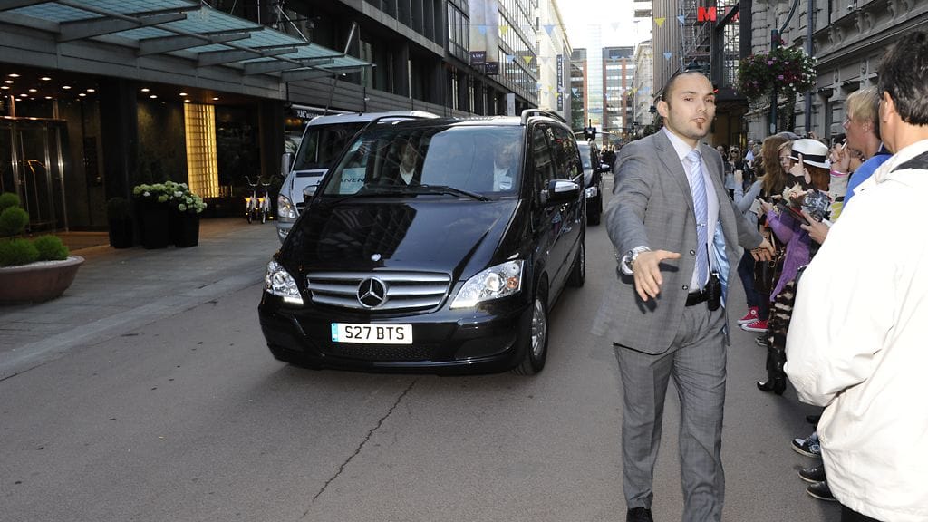 Lady Gaga -karavaani Helsingissä.