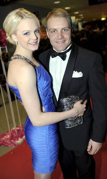 Emilia Pikkarainen ja Valtteri Bottas ovat pitäneet yhtä parin vuoden ajan.