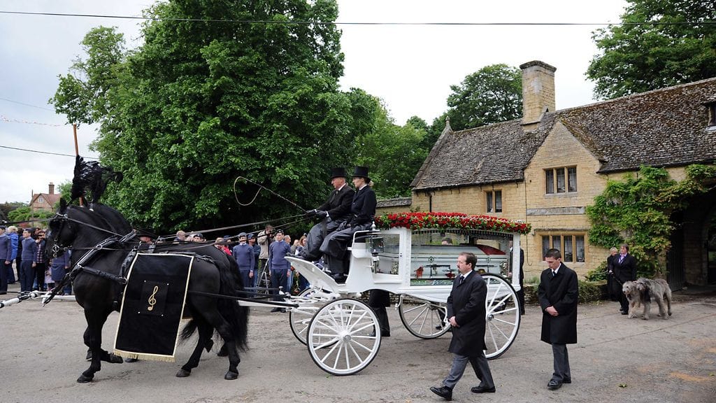 Robin Gibb haudattiin 8.6.2012.