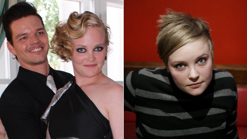 Jani Rasimus ja Siiri Nordin Tanssii Tähtien Kanssa -lehdistötilaisuudessa ja Nordin vuonna 2008.