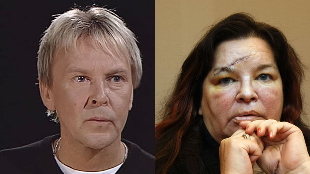 Matti Nykänen ja Mervi Tapola oikeudessa