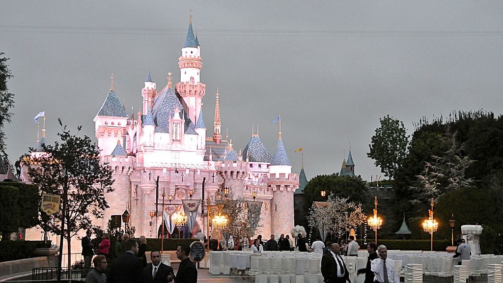 Tässä Prinsessa Ruususen linnassa Carey ja Cannon uusivat valansa.