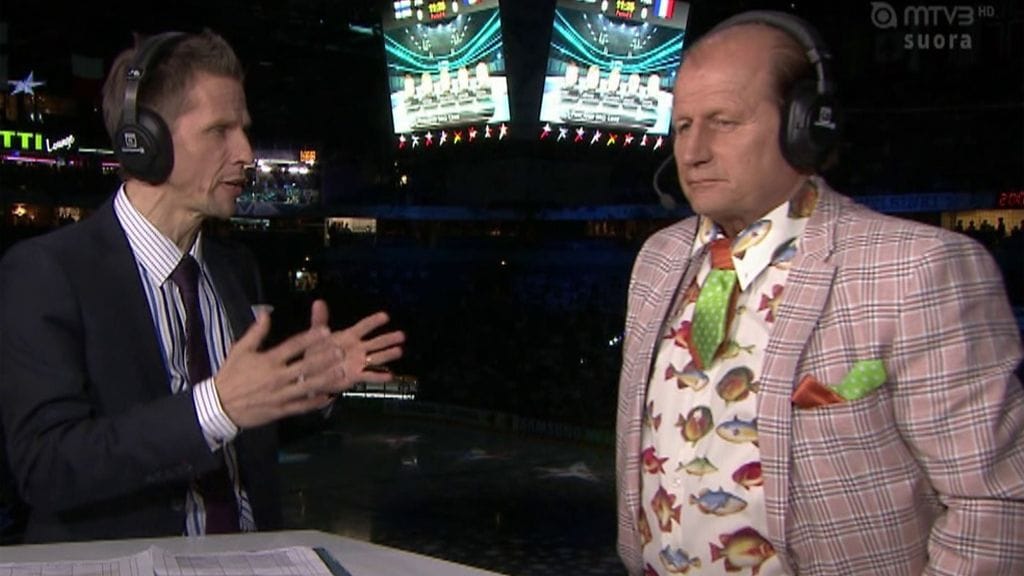 Juhani "Don Tami" Tamminen ja kuuluisa kalapaita.