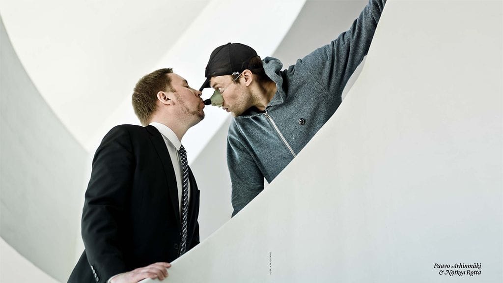 Paavo Arhinmäki ja Notkea Rotta kesäkuun Imagessa.