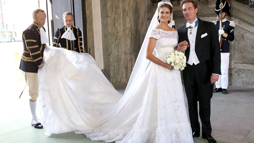 Madeleine ja Chris O’Neill hääpäivänään.