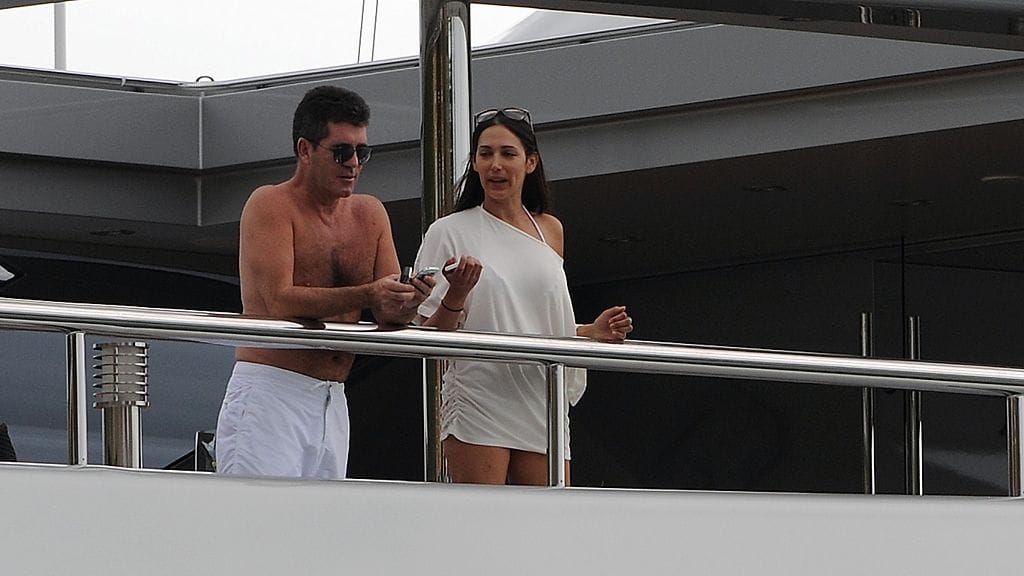 Simon Cowell ja Lauren Silverman.