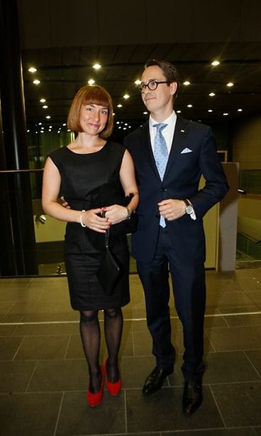 Michaela ja Carl Haglund.