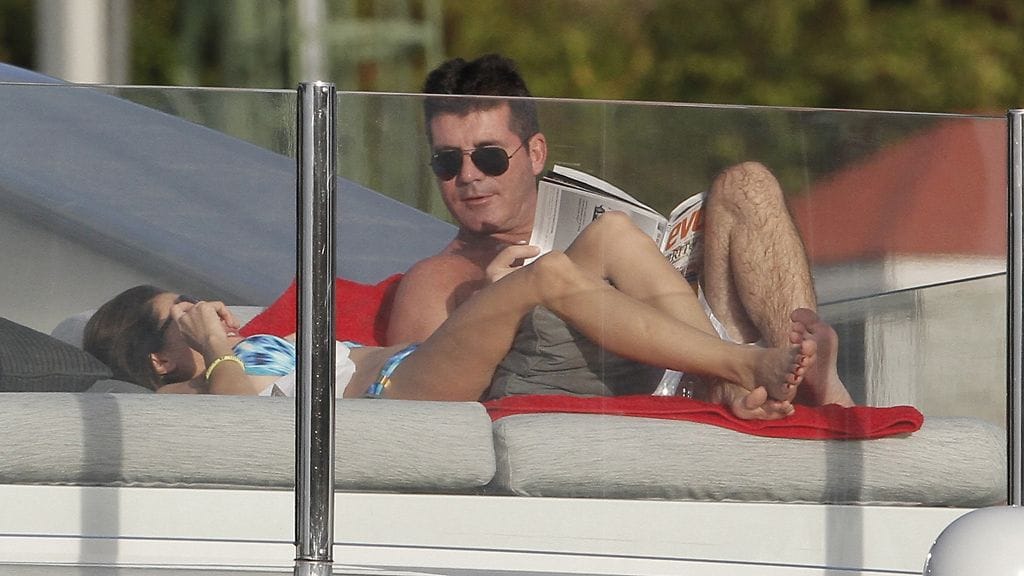 Simon Cowell ja Lauren Silverman.