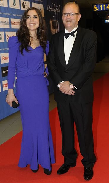 Manuela Bosco ja Rimbo Salomaa Urheilugaalassa 2013.