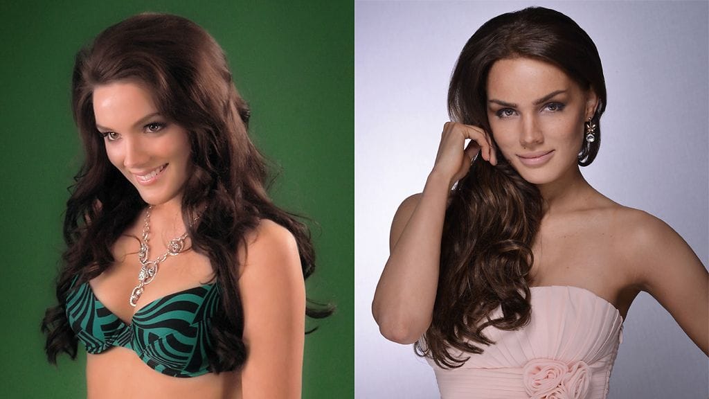 Johanna Ahlbäck vuonna 2008 (vas.) ja vuonna 2013.