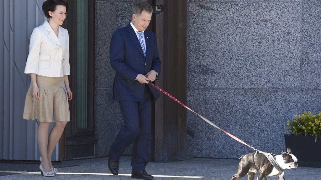 Lähikuvassa näkyy, että hihnassa on Ässät-logoja.