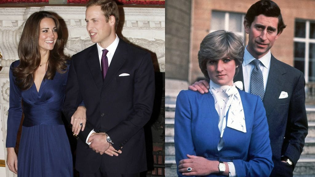 William kihlasi Catherinen äitinsä vanhalla kihlasormuksella.