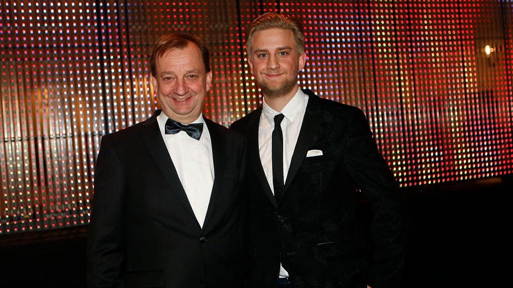 Hjallis ja Joel Harkimo Kultainen Venla -gaalassa