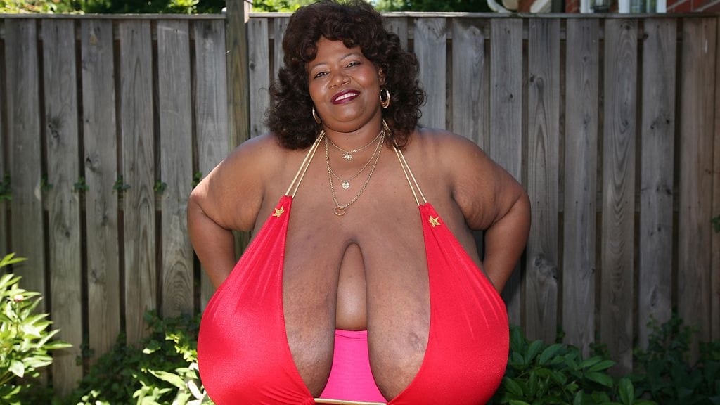 Norma Stitzin rinnat ovat maailman isoimmat.