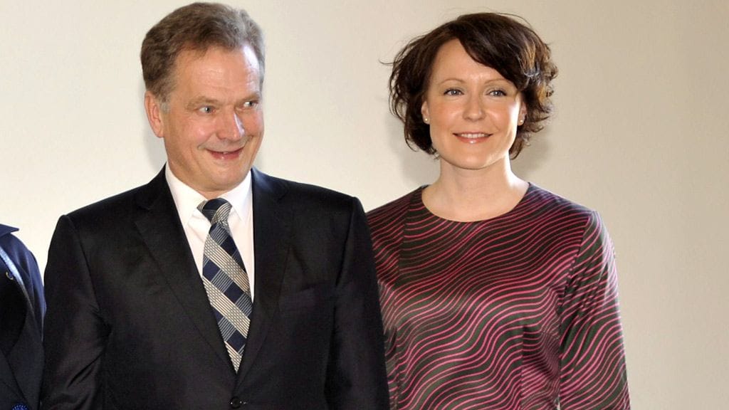 Sauli Niinistö ja puoliso Jenni Haukio