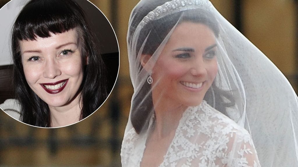 Tiia Vanhatapio kehui Kate Middletonin hääpukua.
