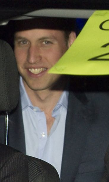 Prinssi William oli yhtä hymyä harjoitusten jälkeen.