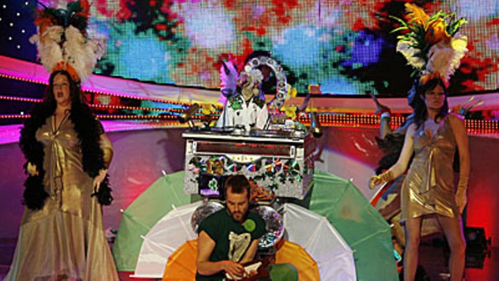 Irlannin Dustin the Turkey. Kuva: (c) RTÉ