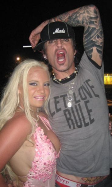 Johanna Tukainen ja Tommy Lee (kuva: Johanna Tukiainen)