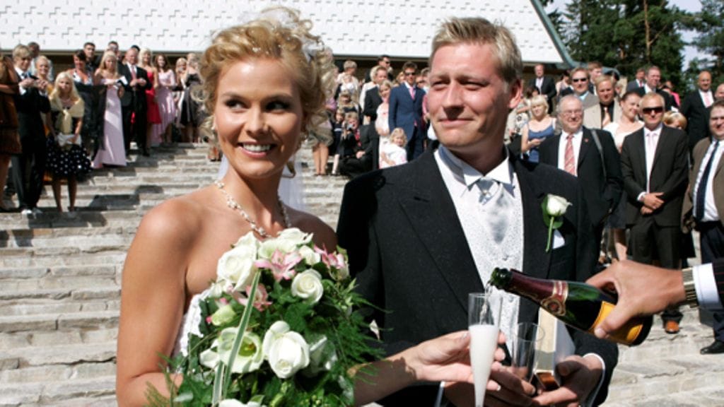 Miia Nikunen (o.s. Lakkisto) ja Tommi Nikunen (kuva: Lehtikuva)