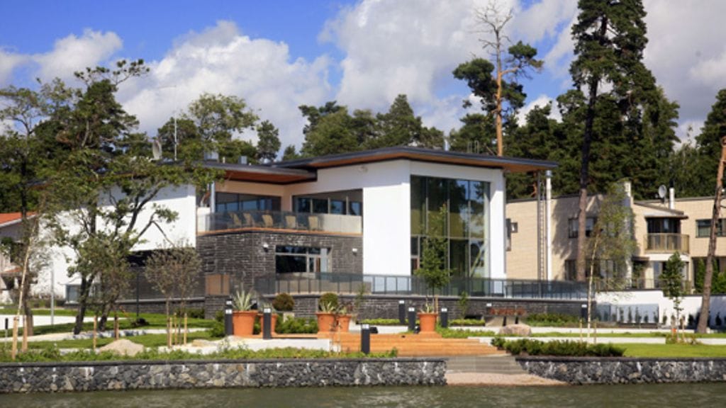 Kimi Räikkösen talo Helsingin Kaskisaaressa. (kuva: Lehtikuva)