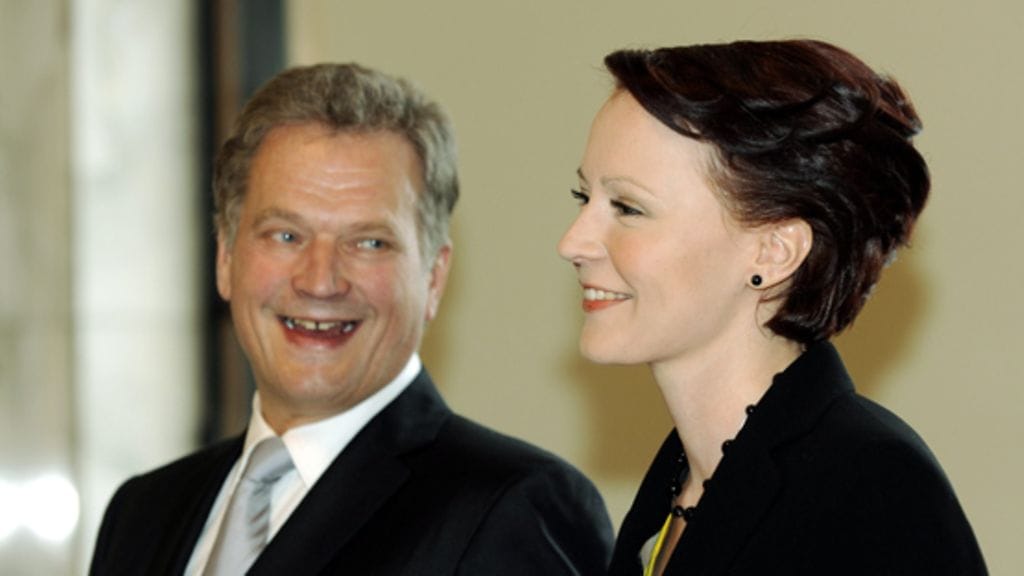 Sauli Niinistö ja Jenni Haukio (Kuva: Lehtikuva)