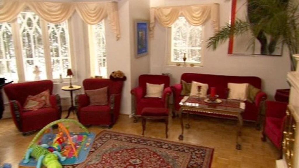 Johanna Rusanen-Kartanon ja Antti-Pekka Kartanon olohuone (kuva: MTV3)