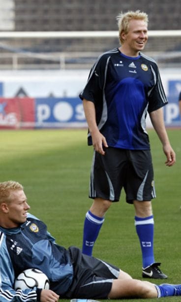 Mikael Forssel ja Aki Riihilahti (kuva: Lehtikuva)