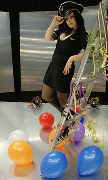 BB-Minna vappukuvauksissa (kuva: MTV3)