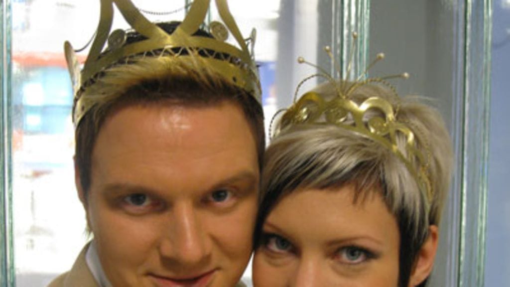 Vuoden 2008 tangokuninkaalliset Jukka Hallikainen ja Hanna Talikainen (kuva: Santtu Palm/Viihdeuutiset)