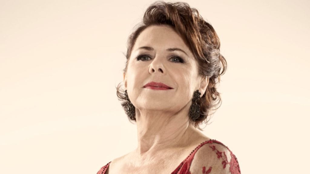 Tanssii Tähtien Kanssa -ohjelman kilpailija Pirkko Mannola (kuva: MTV3)