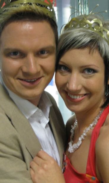 Vuoden 2008 tangokuninkaalliset Jukka Hallikainen ja Hanna Talikainen (kuva: Santtu Palm/Viihdeuutiset)