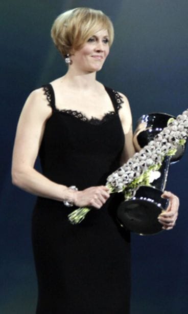 Virpi Sarasvuo os. Kuitunen Urheilugaalassa 10.1.2011.