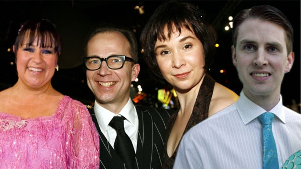 Sutu Markkanen, Simo Frangen, Rosa Meriläinen ja Sami Helenius (Lehtikuva)