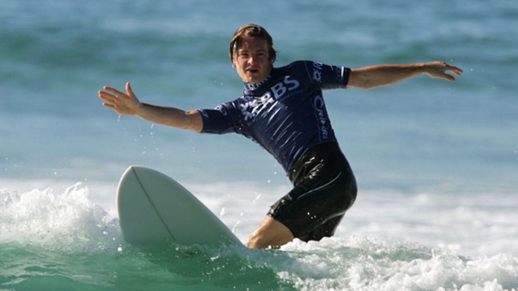 Nico Rosberg surffaa (McLaren)