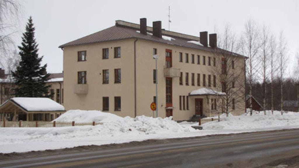 Suomussalmen kirkonkylän entinen ala-aste (Kuva: MTV Oy)