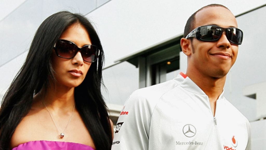 Nicole ja scherzinger ja Lewis Hamilton (Getty)
